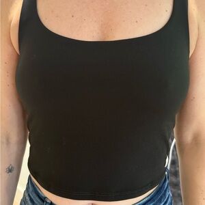 Black Women's Crop Top